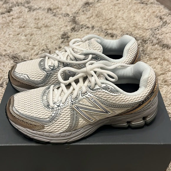 New Balance Shoes - New Balance 860v2 running sneakers. Womens size 6.5. White. New in box.